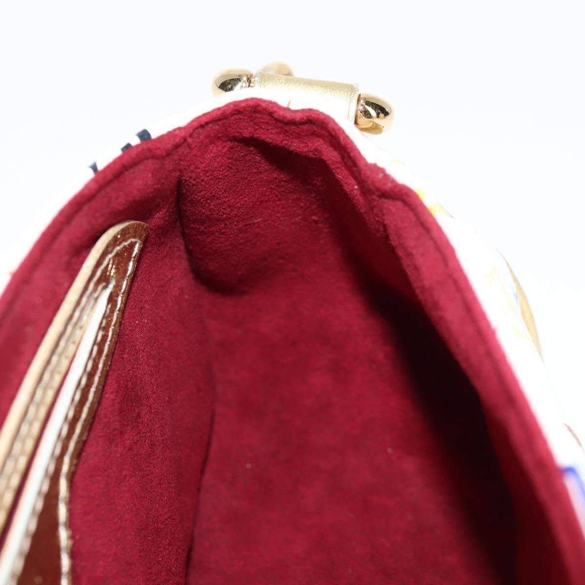 LOUIS VUITTON Monogram Multicolor Marilyn Shoulder Bag White M40206 Auth 138531A