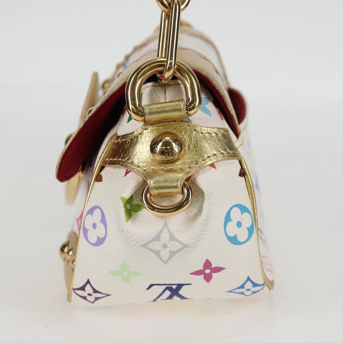 LOUIS VUITTON Monogram Multicolor Marilyn Shoulder Bag White M40206 Auth 138531A