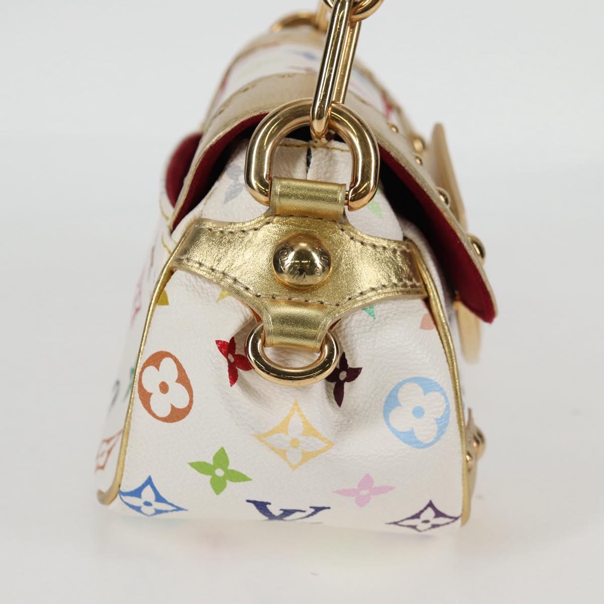 LOUIS VUITTON Monogram Multicolor Marilyn Shoulder Bag White M40206 Auth 138531A