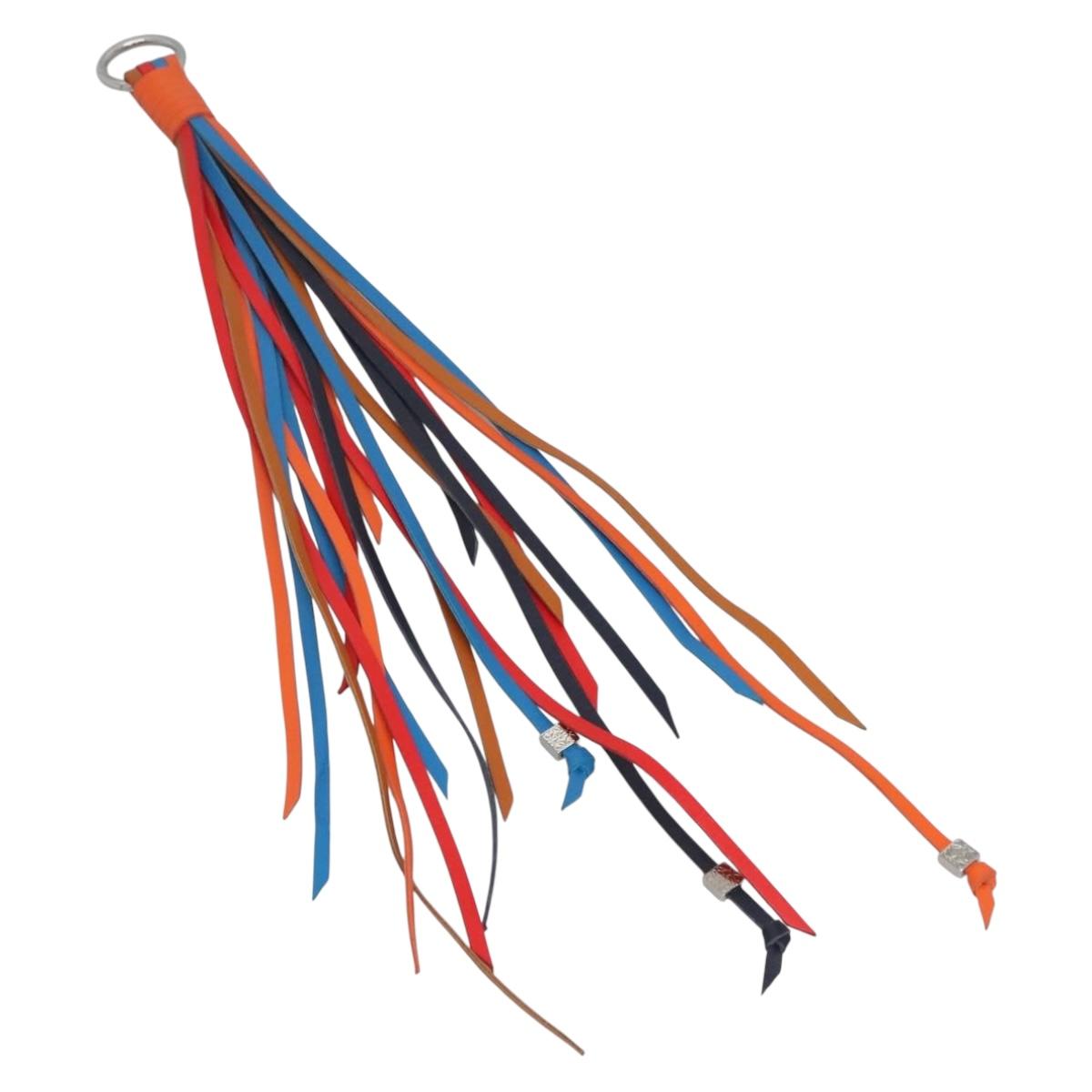 LOEWE Bag Charm Leather Multicolor Auth 138576