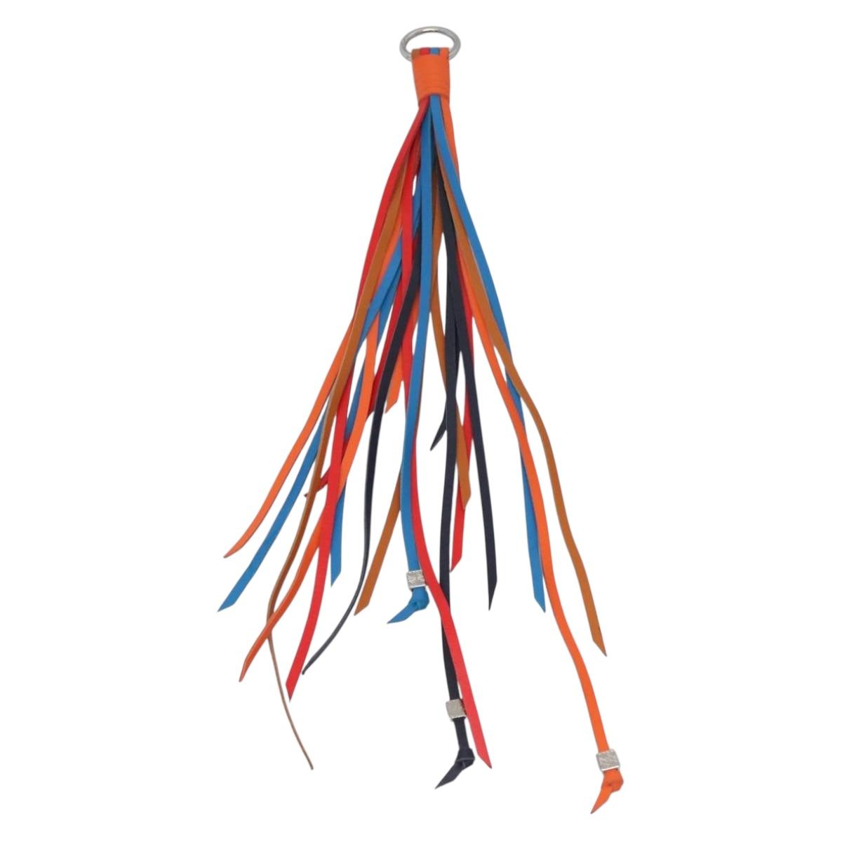 LOEWE Bag Charm Leather Multicolor Auth 138576