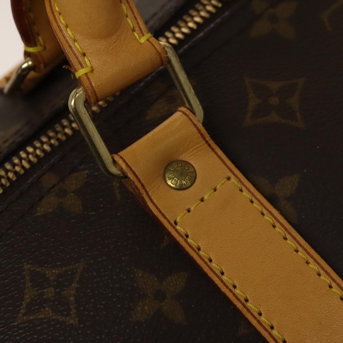 LOUIS VUITTON Monogram Keepall 60 Boston Bag M41422 LV Auth 138580