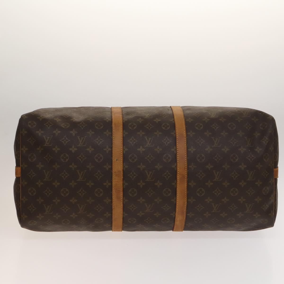 LOUIS VUITTON Monogram Keepall Bandouliere 60 Boston Bag M41412 LV Auth 138583
