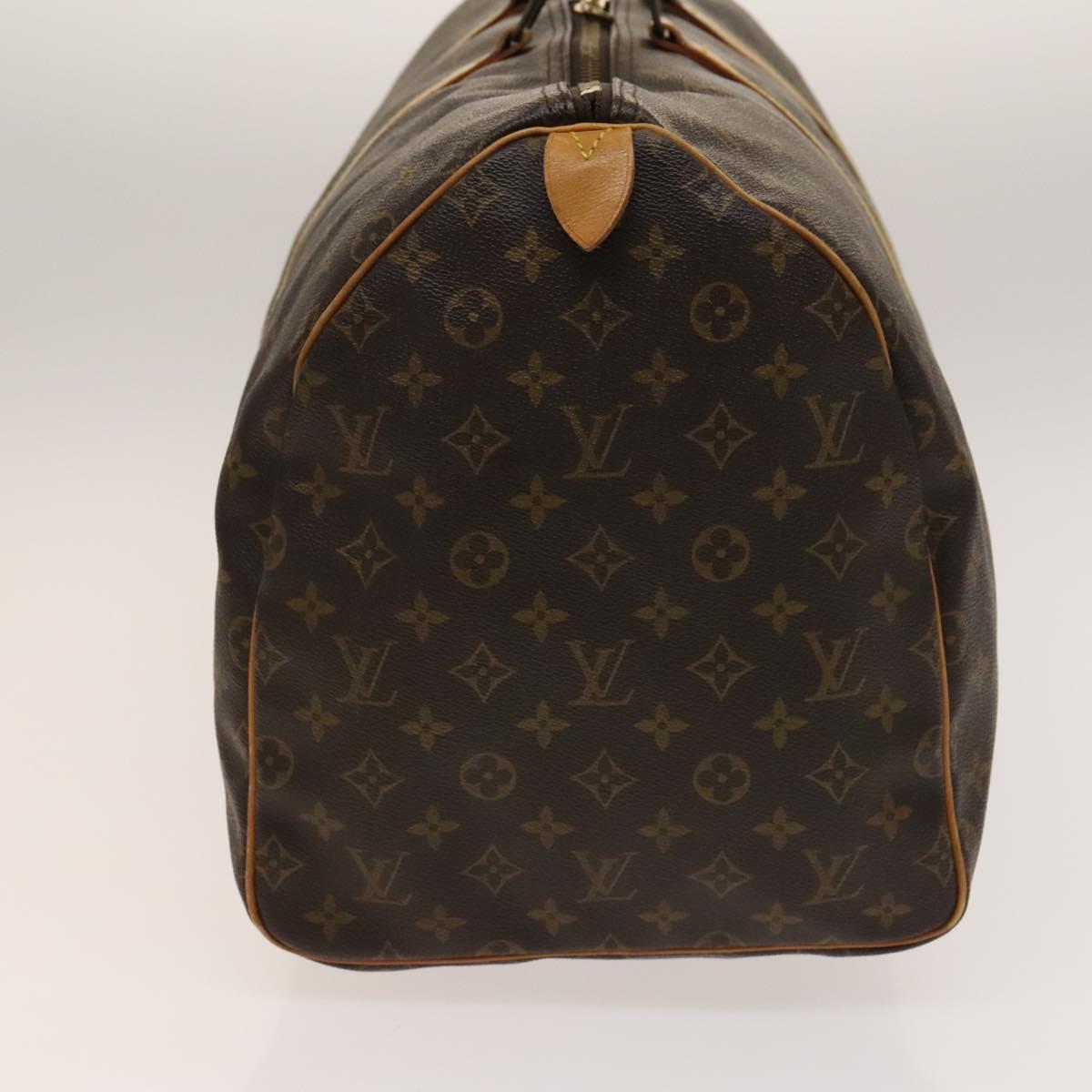 LOUIS VUITTON Monogram Keepall 55 Boston Bag M41424 LV Auth 138587