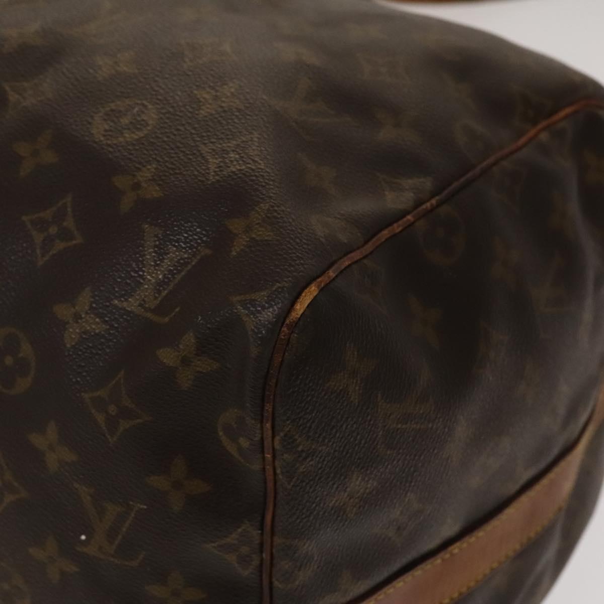 LOUIS VUITTON Monogram Keepall Bandouliere 55 Boston Bag M41414 LV Auth 138588
