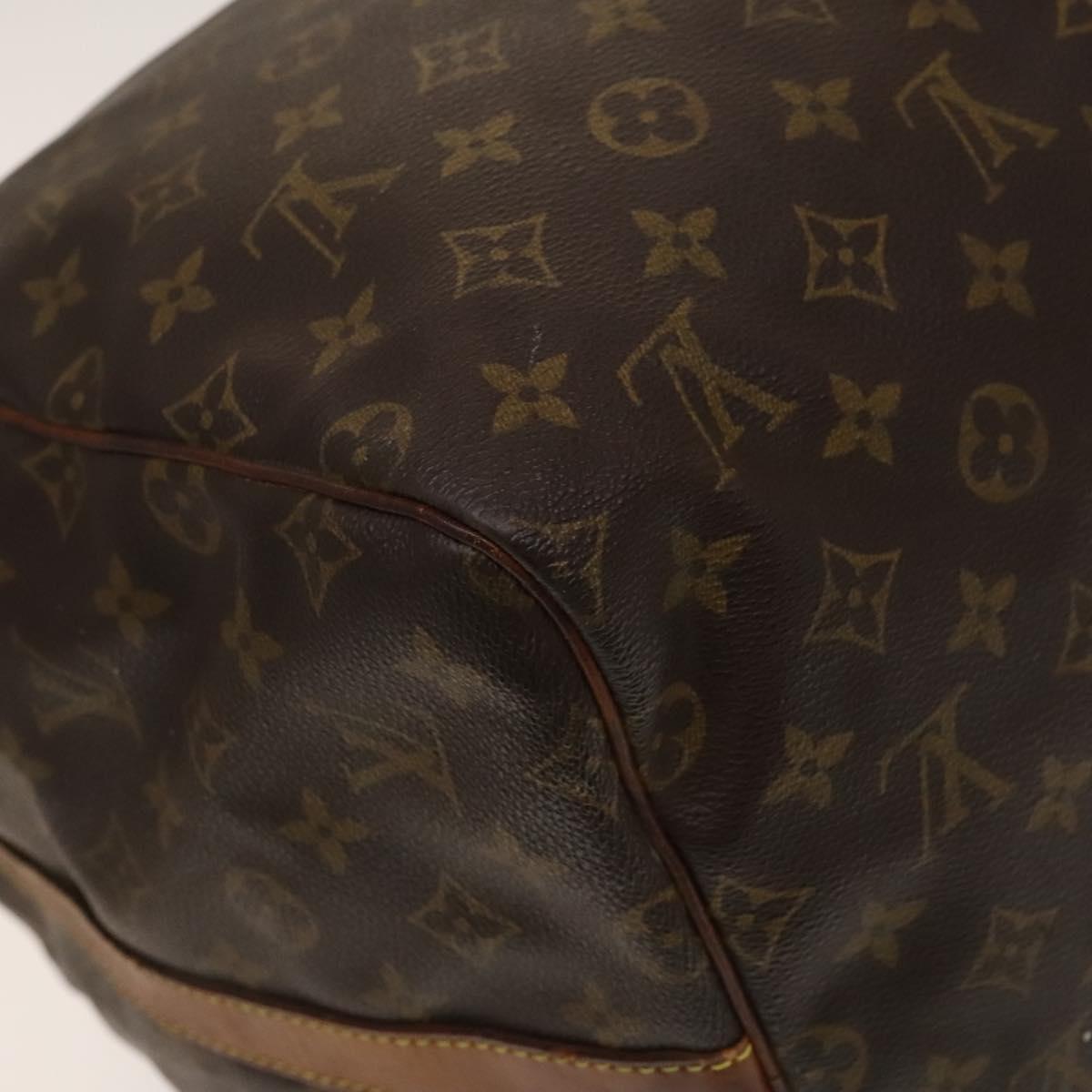 LOUIS VUITTON Monogram Keepall Bandouliere 55 Boston Bag M41414 LV Auth 138588