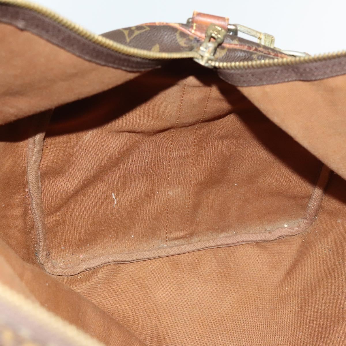 LOUIS VUITTON Monogram Keepall Bandouliere 55 Boston Bag M41414 LV Auth 138588