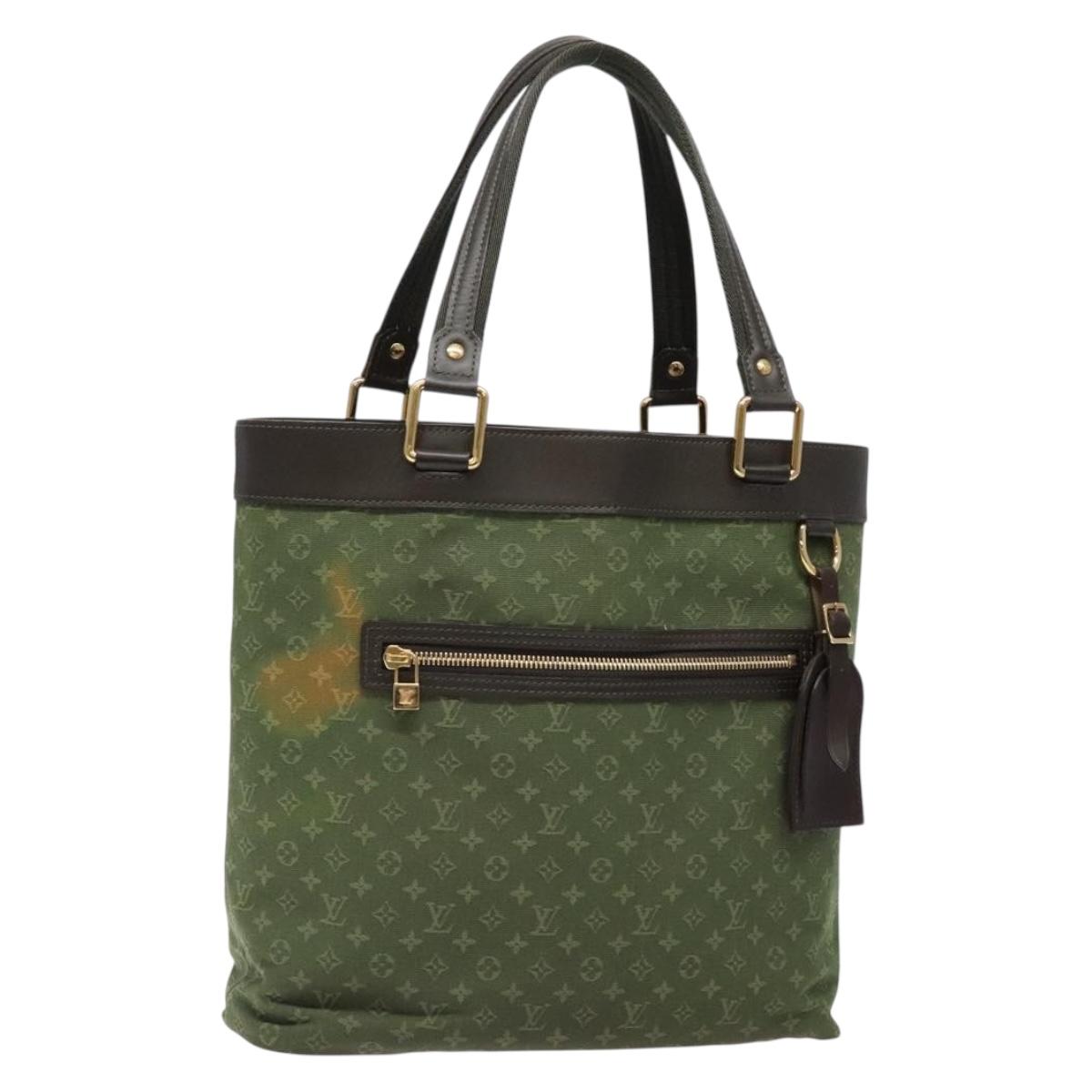 LOUIS VUITTON Monogram Mini Lucille GM Tote Bag TST Khaki M92681 LV Auth 138591