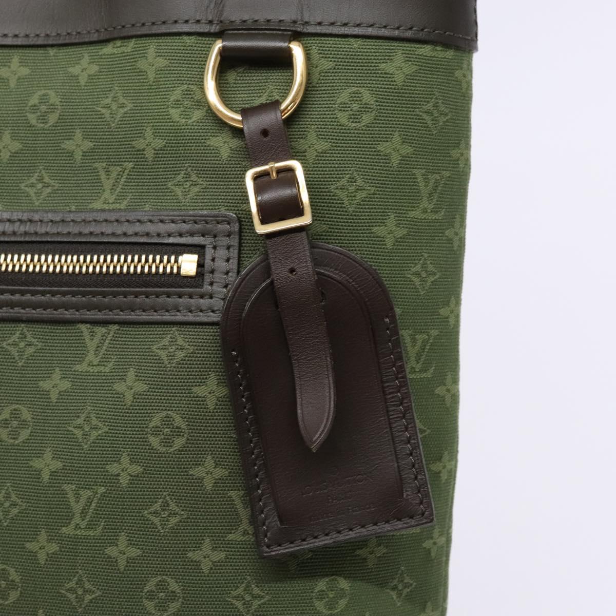 LOUIS VUITTON Monogram Mini Lucille GM Tote Bag TST Khaki M92681 LV Auth 138591