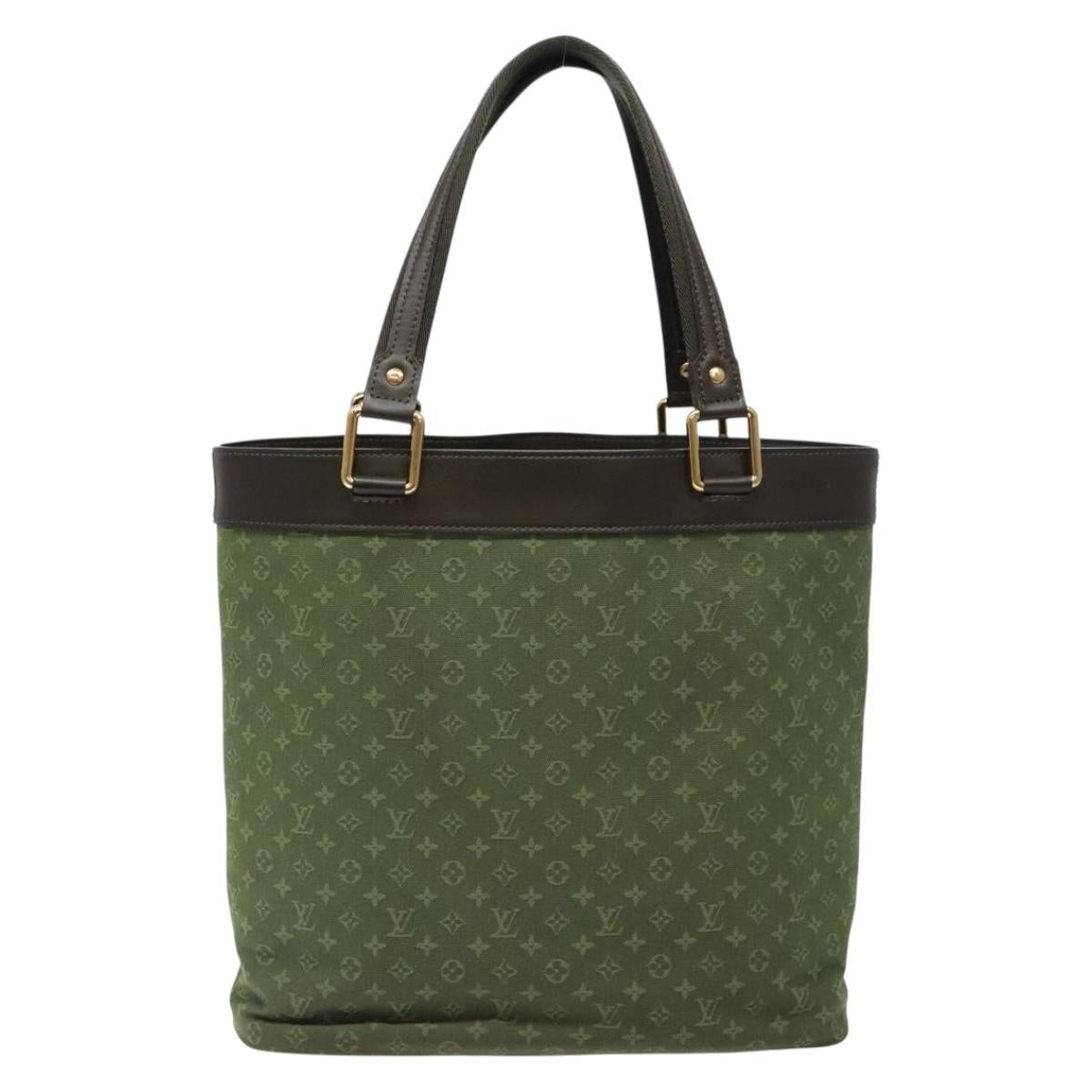 LOUIS VUITTON Monogram Mini Lucille GM Tote Bag TST Khaki M92681 LV Auth 138591