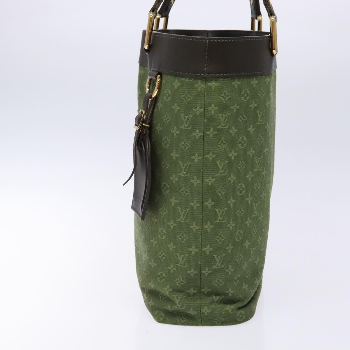 LOUIS VUITTON Monogram Mini Lucille GM Tote Bag TST Khaki M92681 LV Auth 138591
