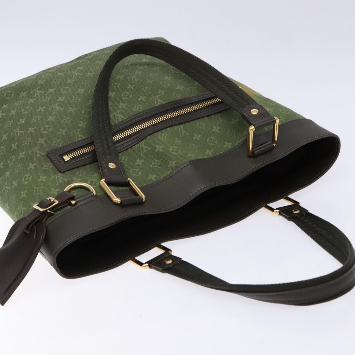 LOUIS VUITTON Monogram Mini Lucille GM Tote Bag TST Khaki M92681 LV Auth 138591