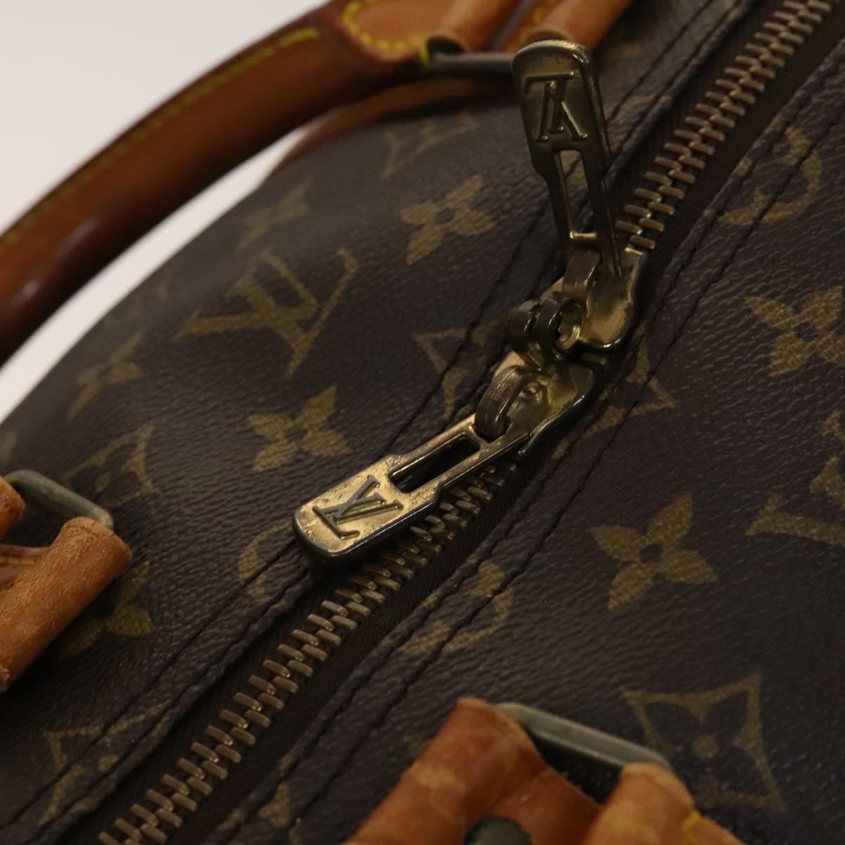 LOUIS VUITTON Monogram Keepall 55 Boston Bag M41424 LV Auth 138603