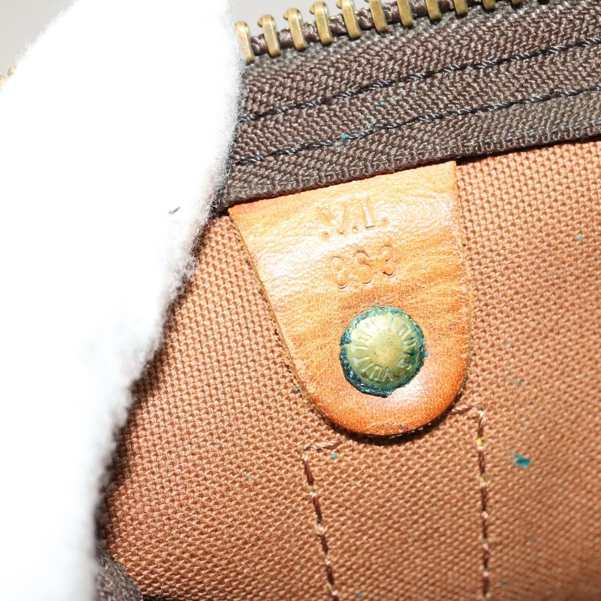 LOUIS VUITTON Monogram Keepall 55 Boston Bag M41424 LV Auth 138603