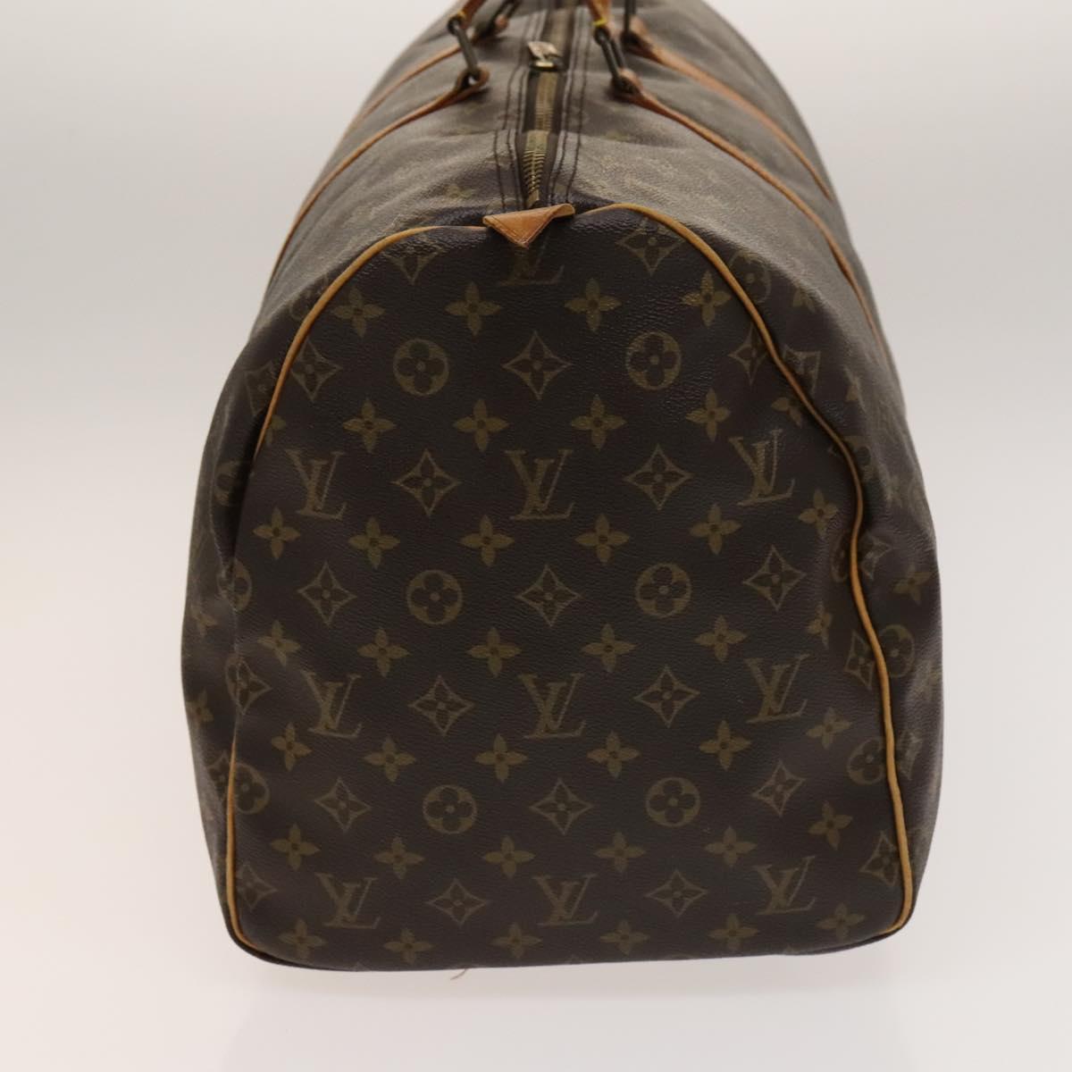 LOUIS VUITTON Monogram Keepall 55 Boston Bag M41424 LV Auth 138603