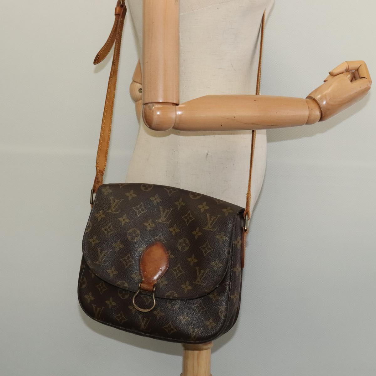 LOUIS VUITTON Monogram Saint Cloud GM Shoulder Bag M51242 LV Auth 138607