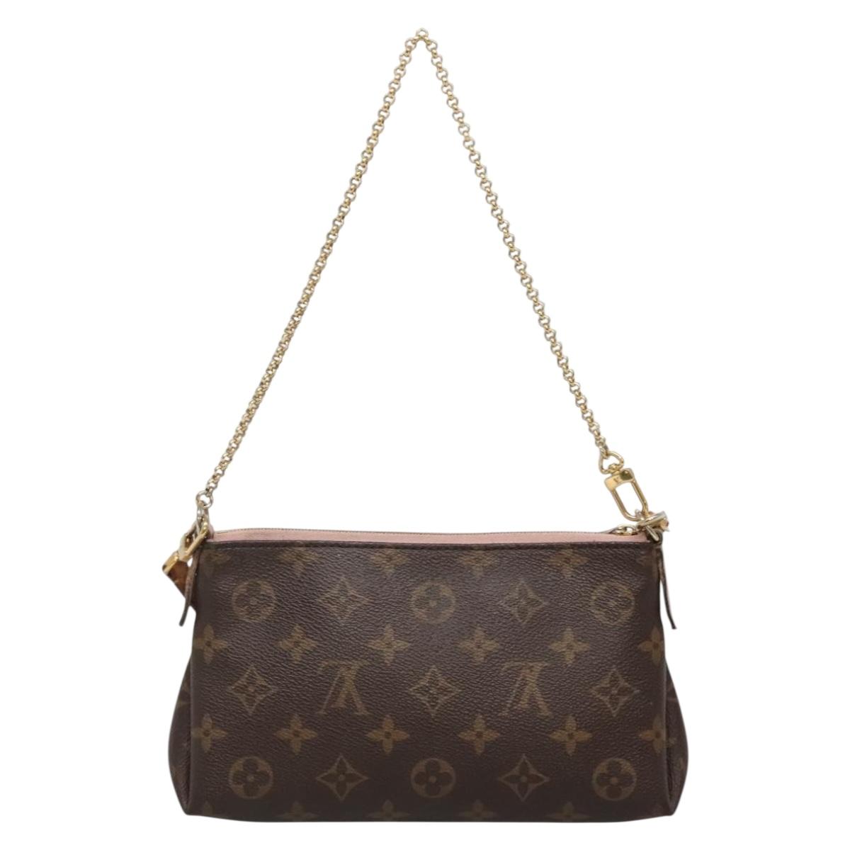 LOUIS VUITTON Monogram Pallas Clutch Shoulder Bag M44037 LV Auth 138614
