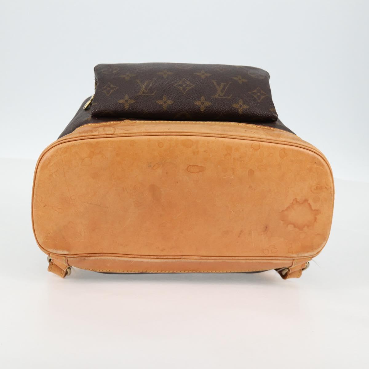 LOUIS VUITTON Monogram Montsouris GM Backpack M51135 LV Auth 138617