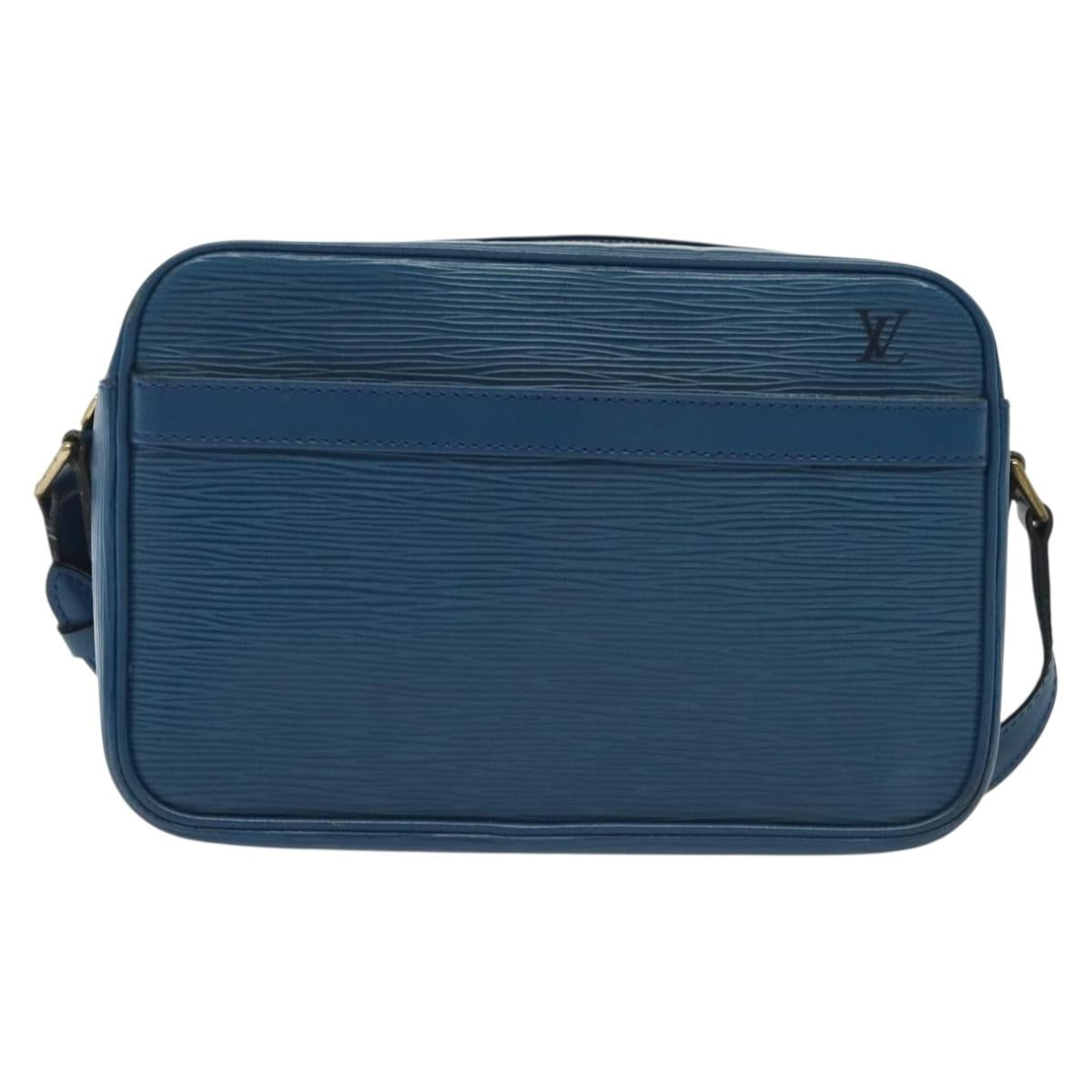 LOUIS VUITTON Epi Trocadero 23 Shoulder Bag Blue M52305 LV Auth 138618