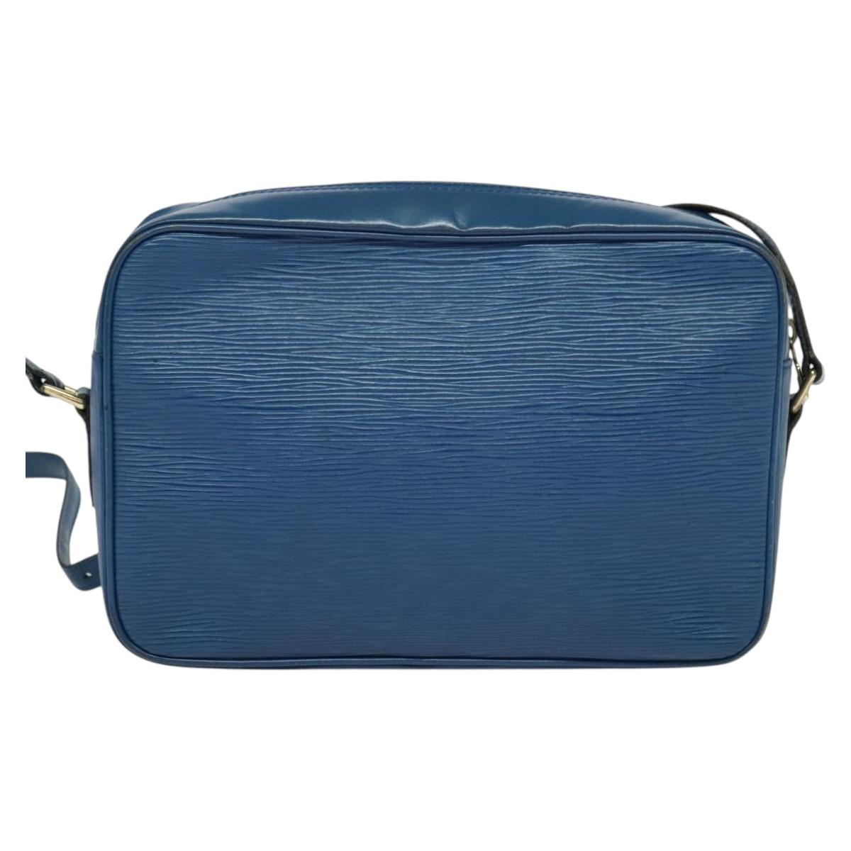 LOUIS VUITTON Epi Trocadero 27 Shoulder Bag Blue M52315 LV Auth 138619