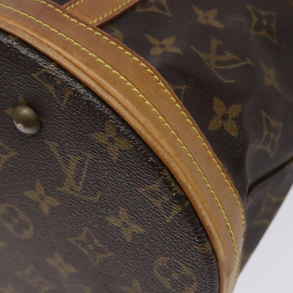 LOUIS VUITTON Monogram Bucket GM Shoulder Bag M42236 LV Auth 138643