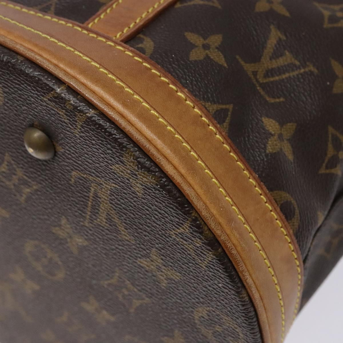 LOUIS VUITTON Monogram Bucket GM Shoulder Bag M42236 LV Auth 138643