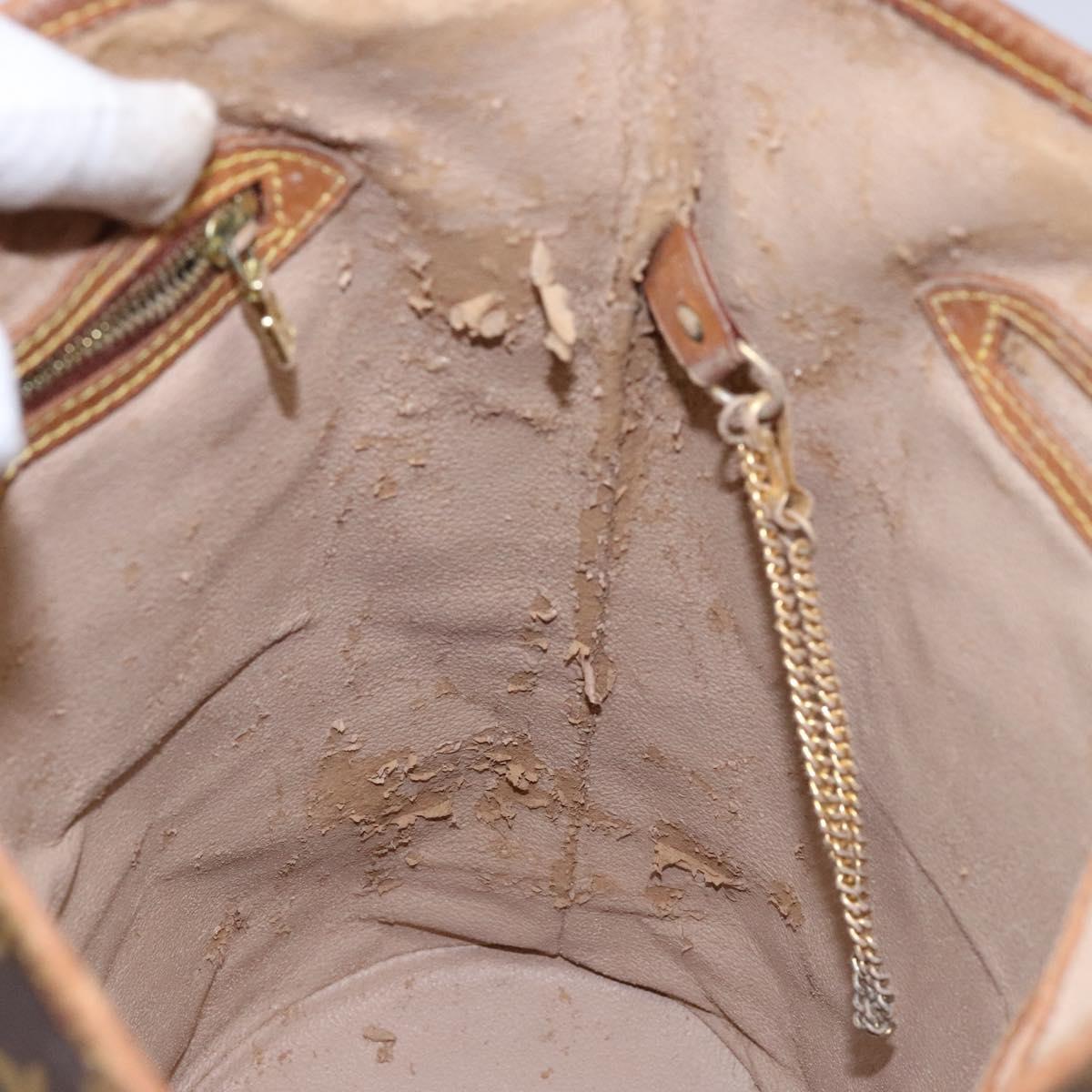 LOUIS VUITTON Monogram Bucket GM Shoulder Bag M42236 LV Auth 138643