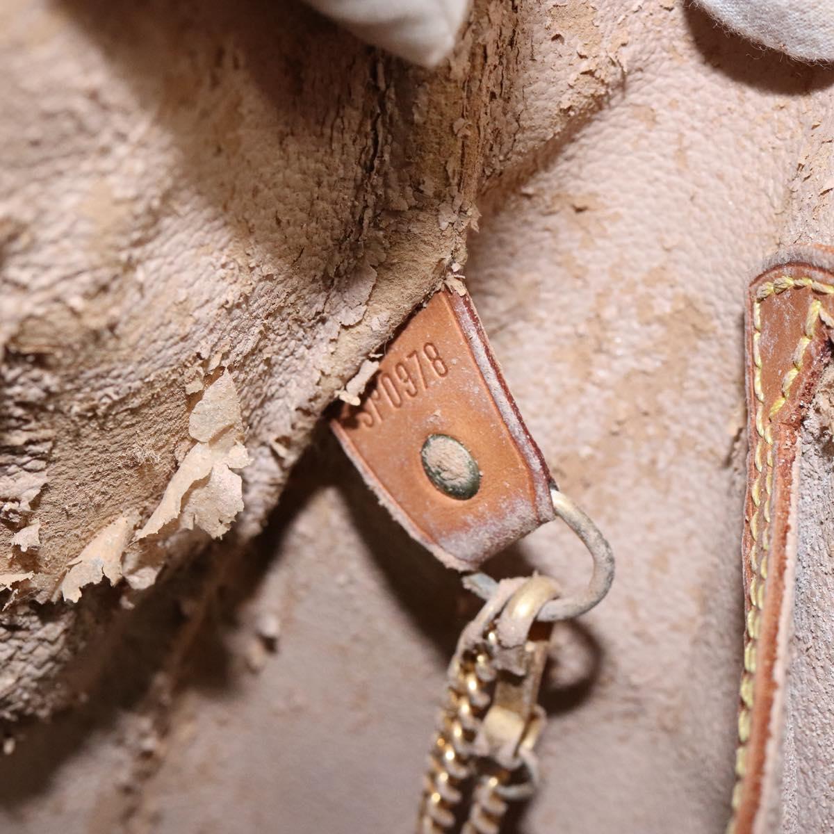 LOUIS VUITTON Monogram Bucket GM Shoulder Bag M42236 LV Auth 138643