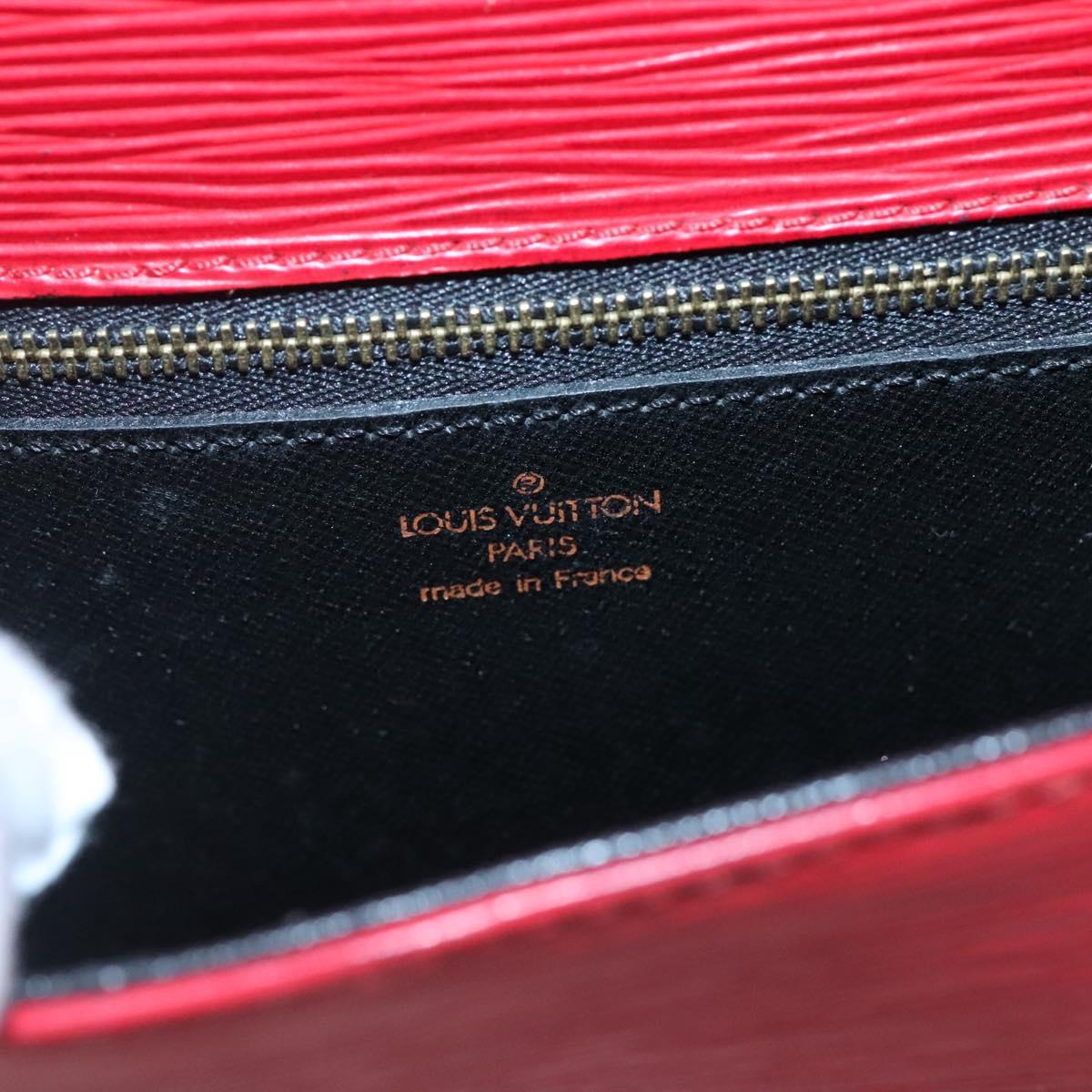 LOUIS VUITTON Epi Saint Cloud GM Shoulder Bag Red M52197 LV Auth 138659