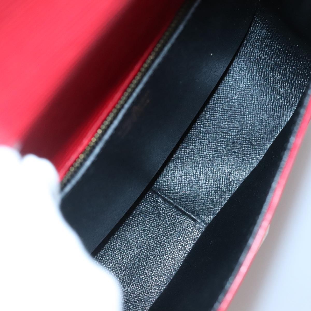 LOUIS VUITTON Epi Saint Cloud GM Shoulder Bag Red M52197 LV Auth 138659