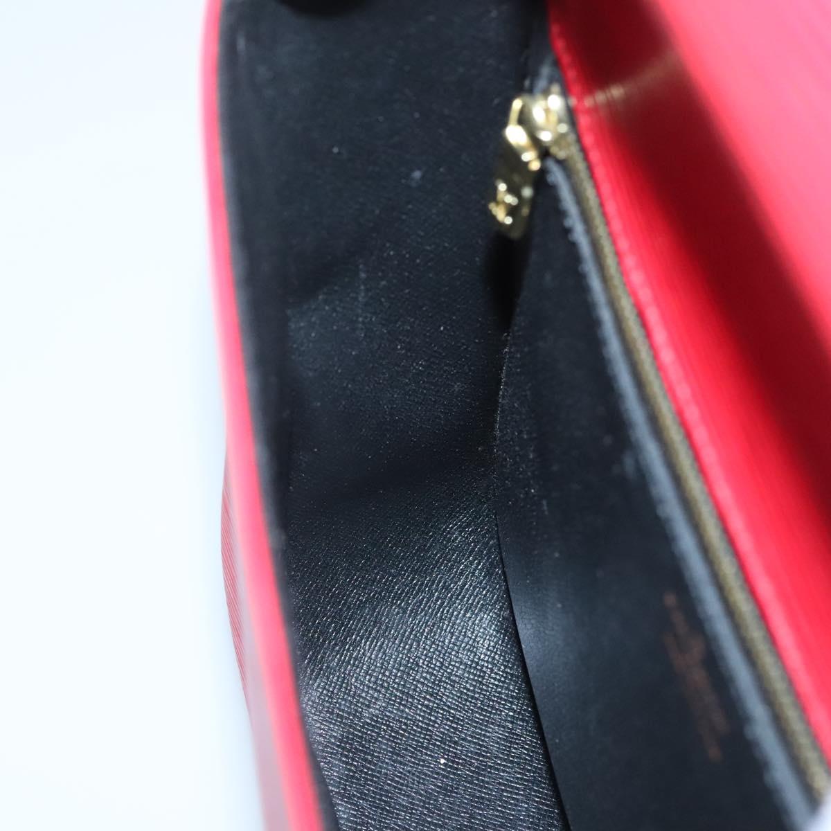 LOUIS VUITTON Epi Saint Cloud GM Shoulder Bag Red M52197 LV Auth 138659