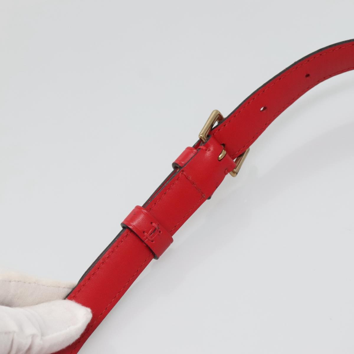 LOUIS VUITTON Epi Saint Cloud GM Shoulder Bag Red M52197 LV Auth 138659