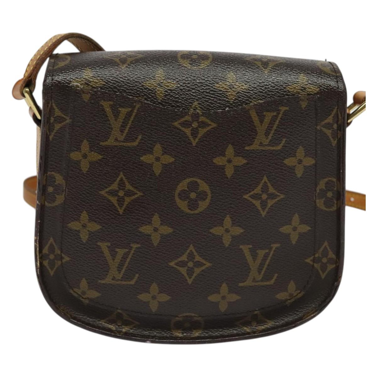 LOUIS VUITTON Monogram Saint Cloud PM Shoulder Bag M51244 LV Auth 138667