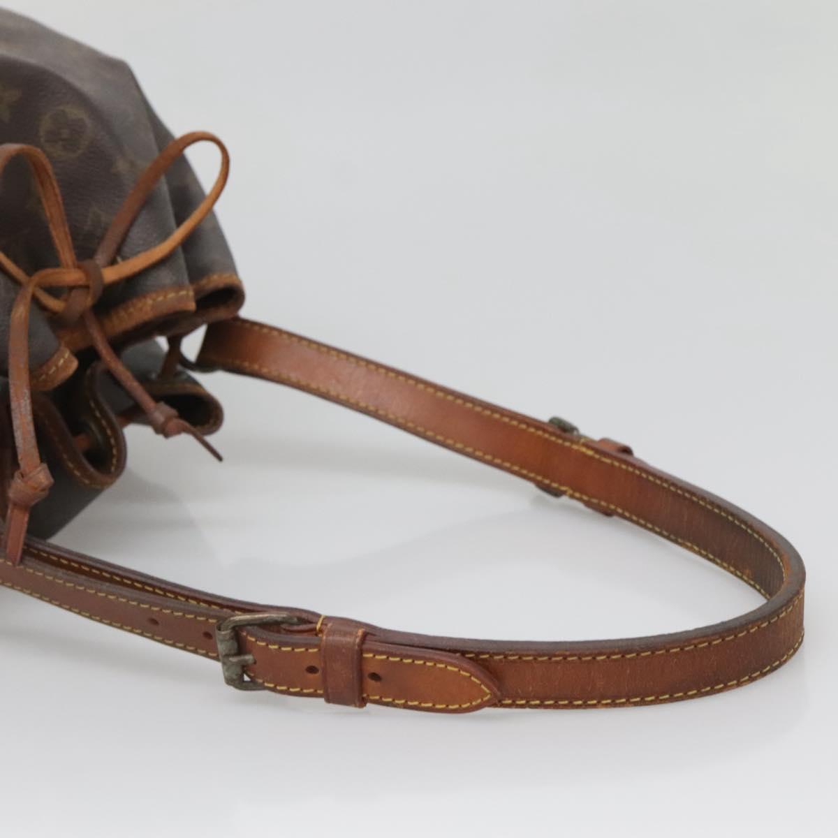 LOUIS VUITTON Monogram Petit Noe Shoulder Bag M42226 LV Auth 138700