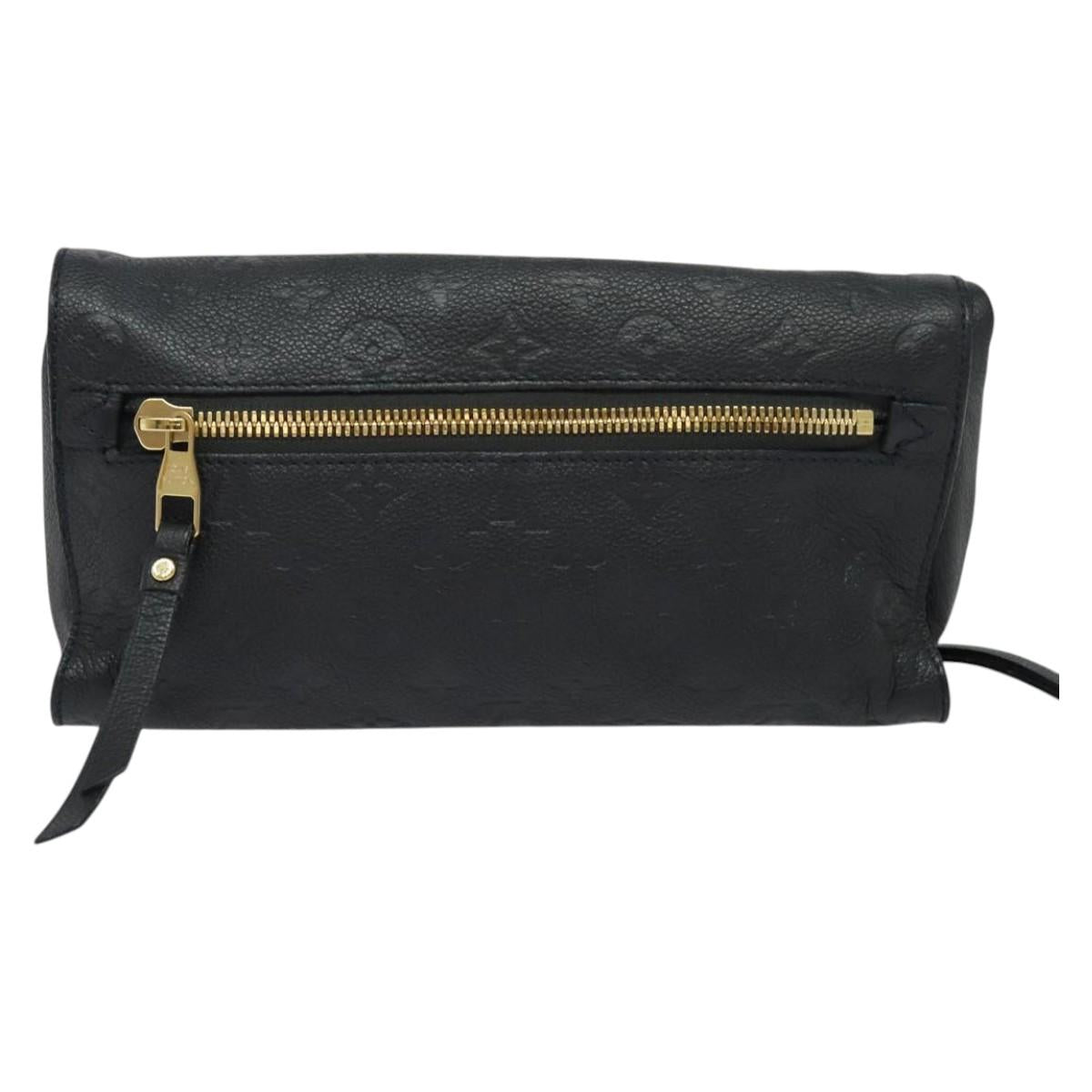 LOUIS VUITTON Monogram Empreinte Pettyant Clutch Bag Anfini M93425 Auth 138711