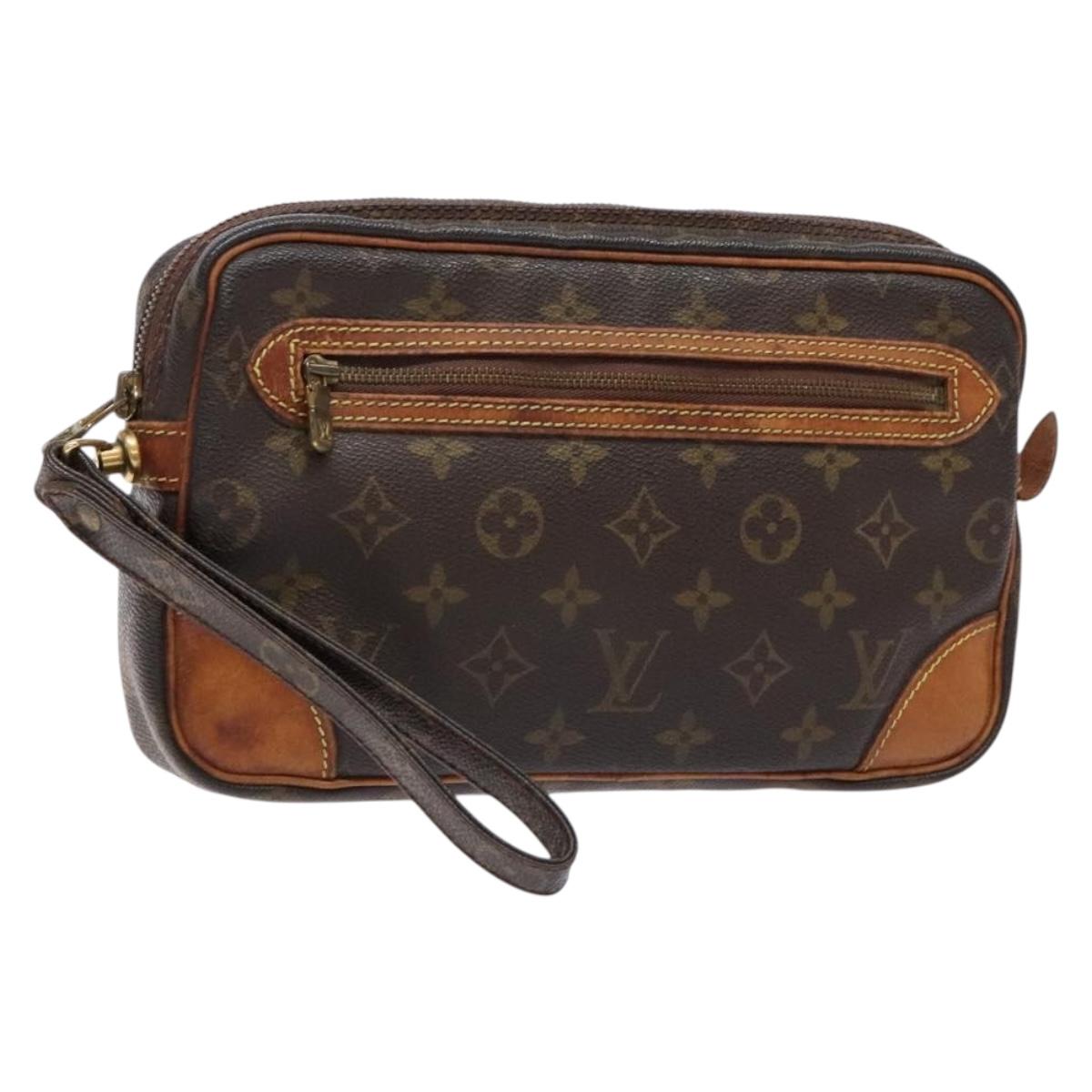LOUIS VUITTON Monogram Marly Dragonne GM Clutch Bag M51825 LV Auth 138717