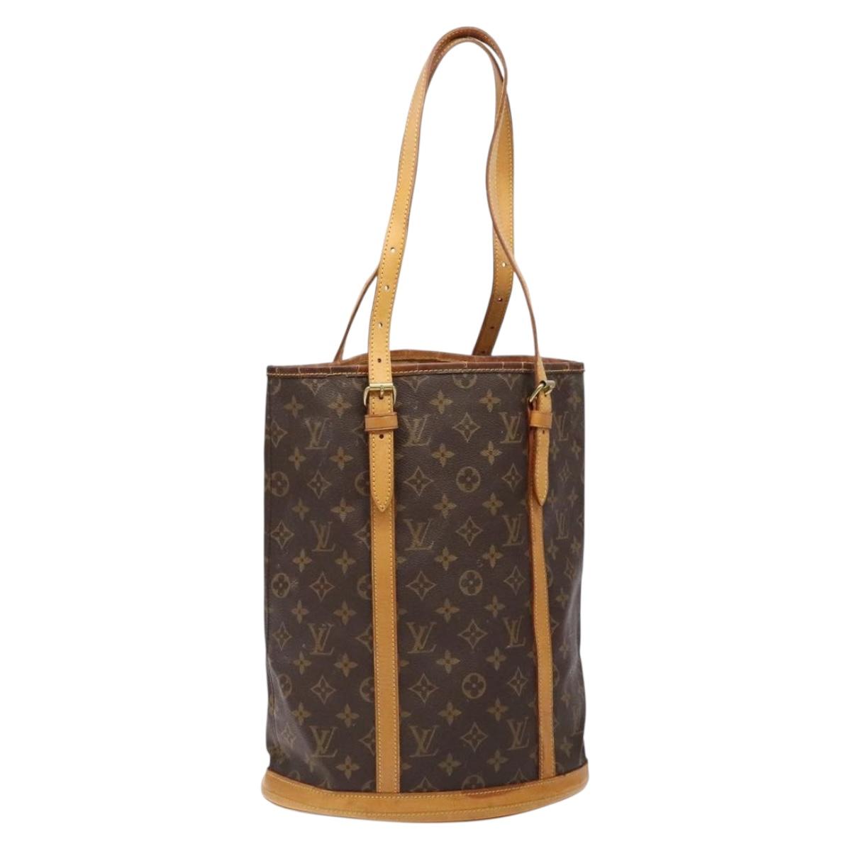 LOUIS VUITTON Monogram Bucket GM Shoulder Bag M42236 LV Auth 138721