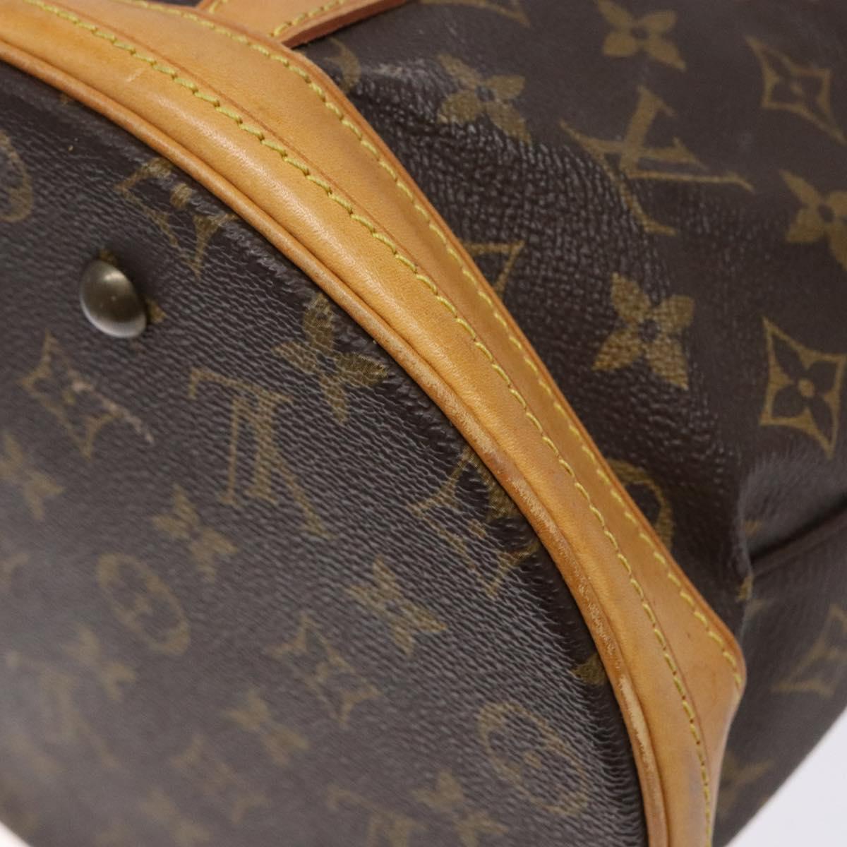 LOUIS VUITTON Monogram Bucket GM Shoulder Bag M42236 LV Auth 138721