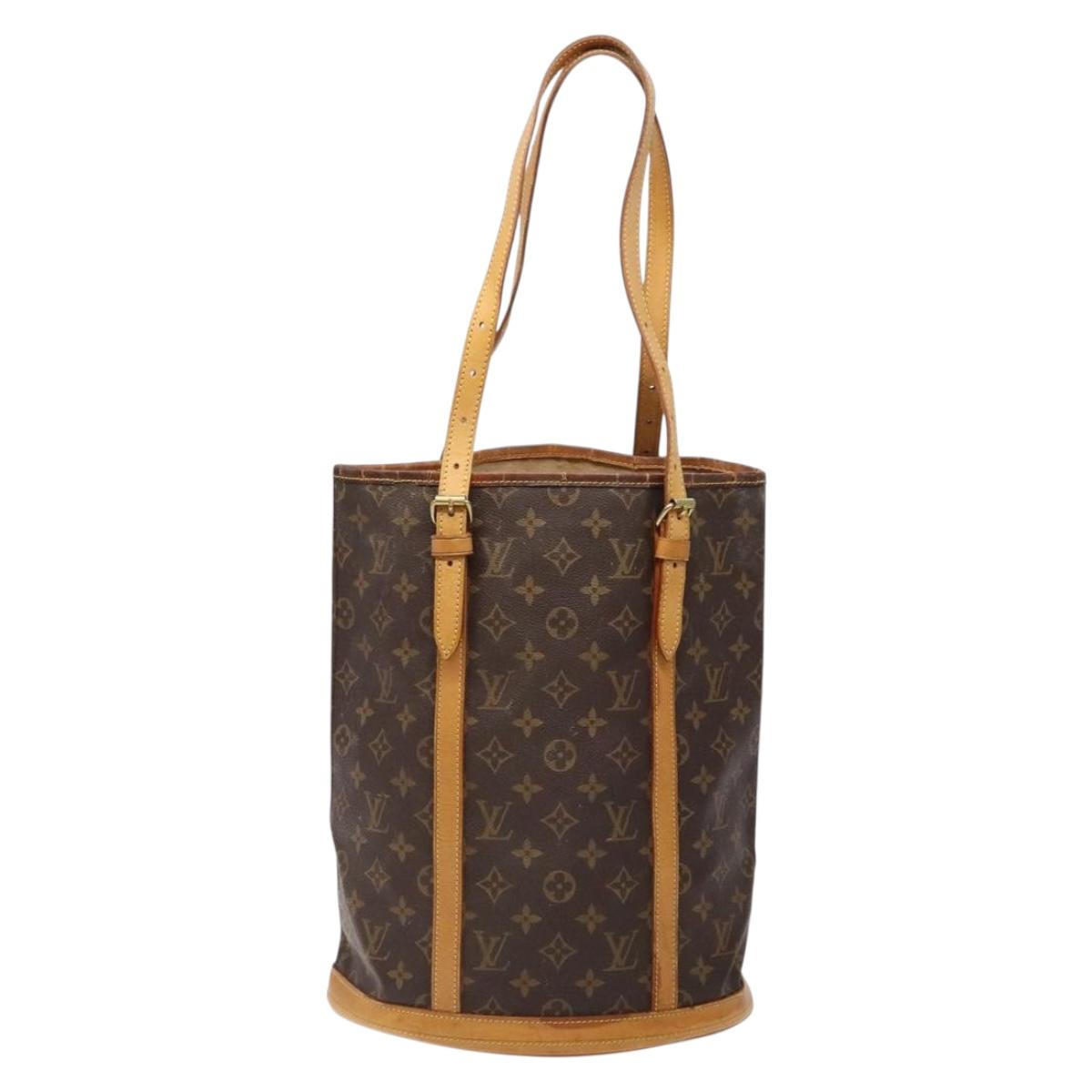 LOUIS VUITTON Monogram Bucket GM Shoulder Bag M42236 LV Auth 138721