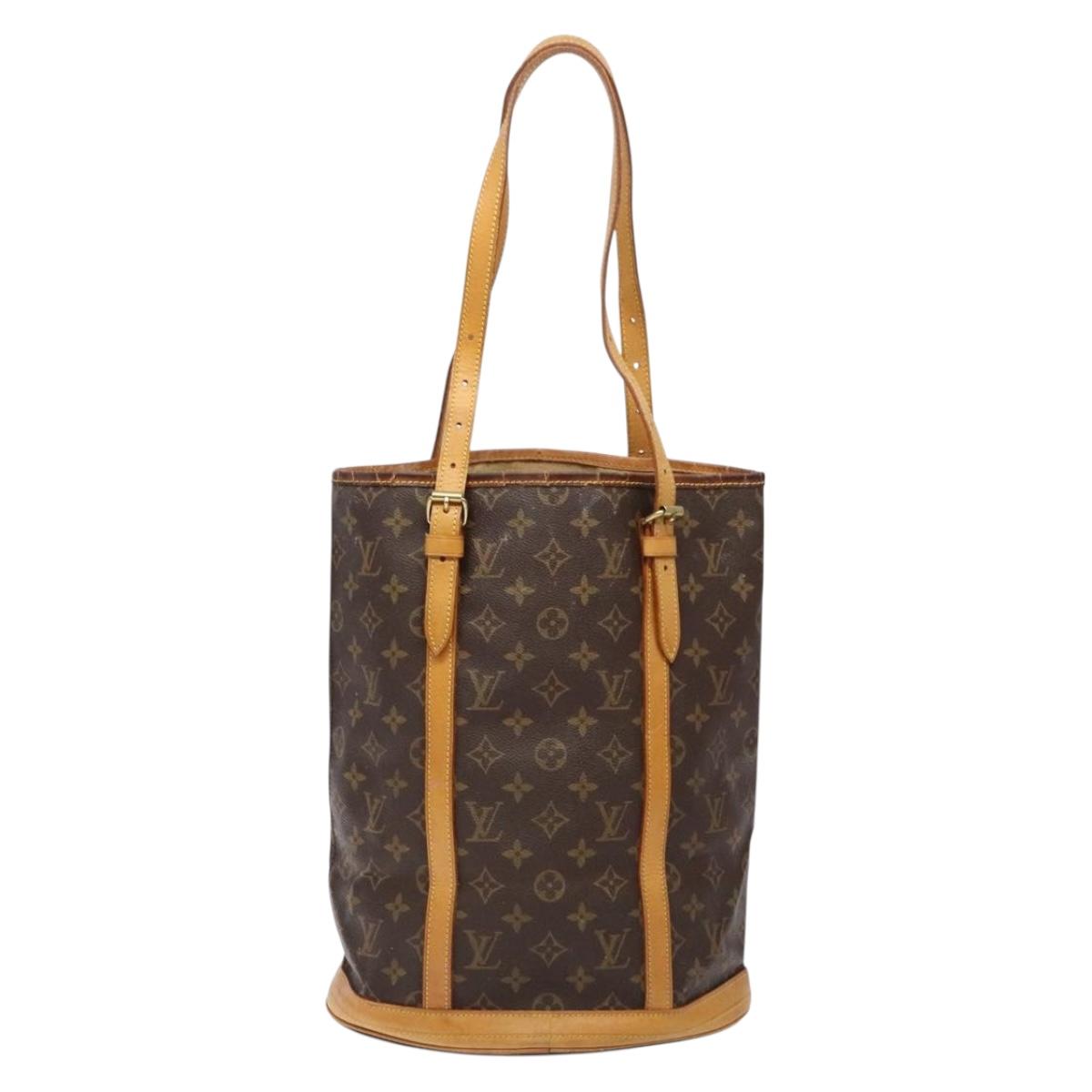 LOUIS VUITTON Monogram Bucket GM Shoulder Bag M42236 LV Auth 138721
