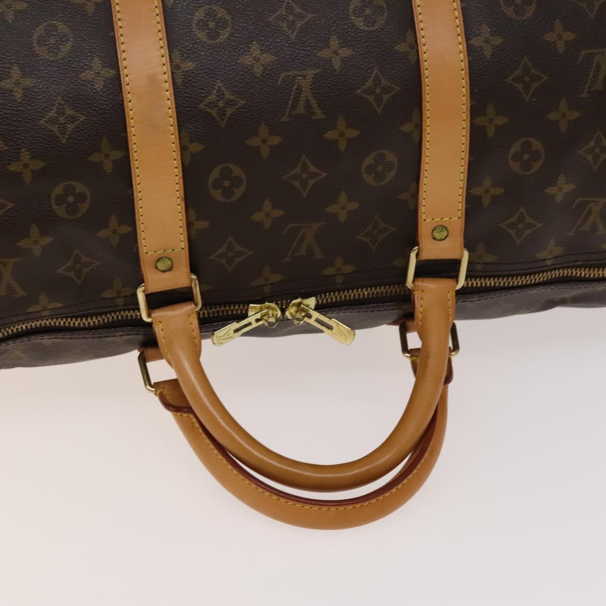 LOUIS VUITTON Monogram Keepall 60 Boston Bag M41422 LV Auth 138729V