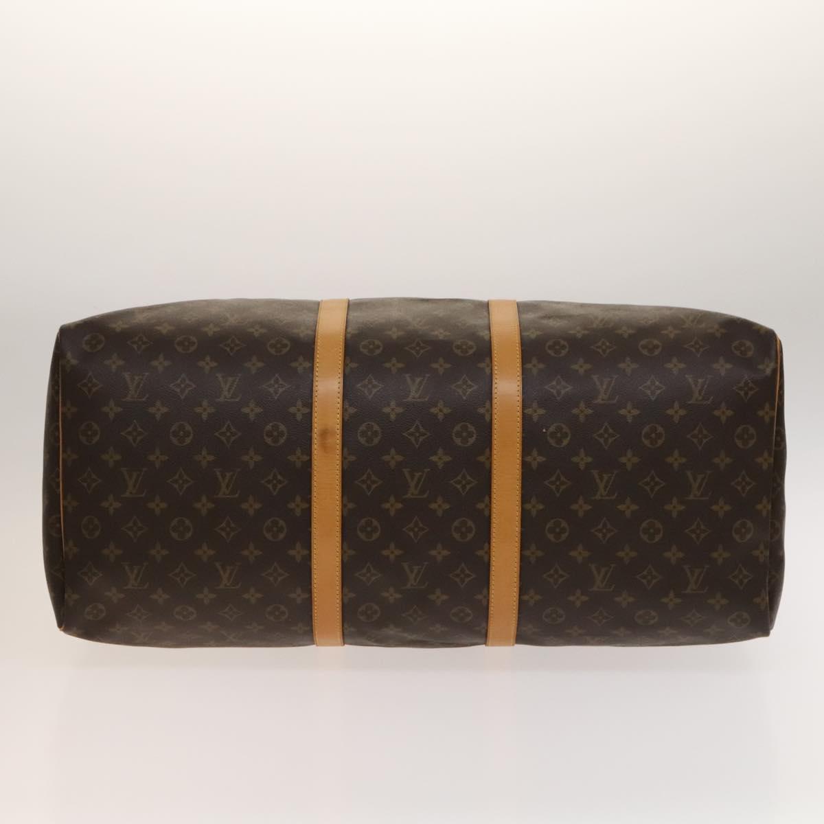 LOUIS VUITTON Monogram Keepall 60 Boston Bag M41422 LV Auth 138729V