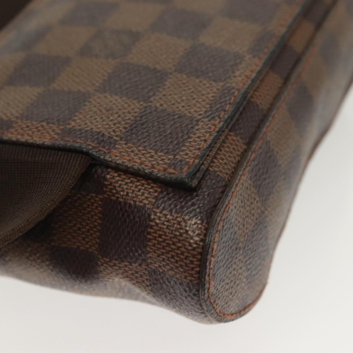 LOUIS VUITTON Damier Ebene Geronimos Shoulder Bag N51994 LV Auth 138733