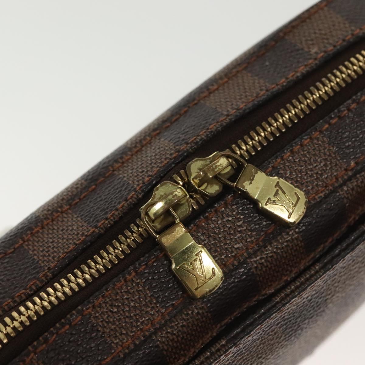 LOUIS VUITTON Damier Ebene Geronimos Shoulder Bag N51994 LV Auth 138733