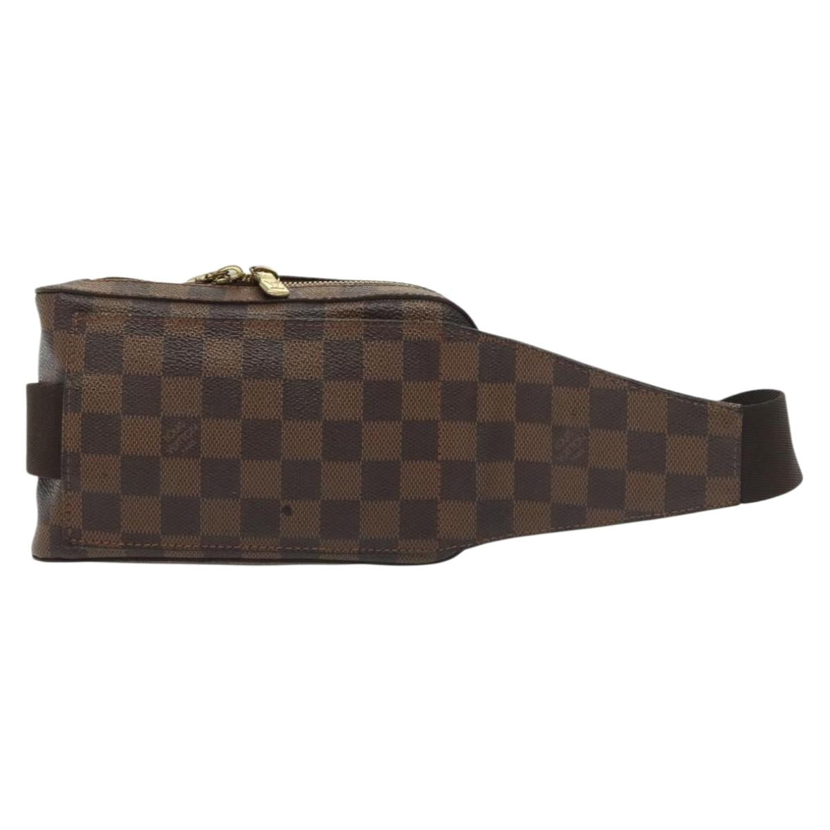 LOUIS VUITTON Damier Ebene Geronimos Shoulder Bag N51994 LV Auth 138733