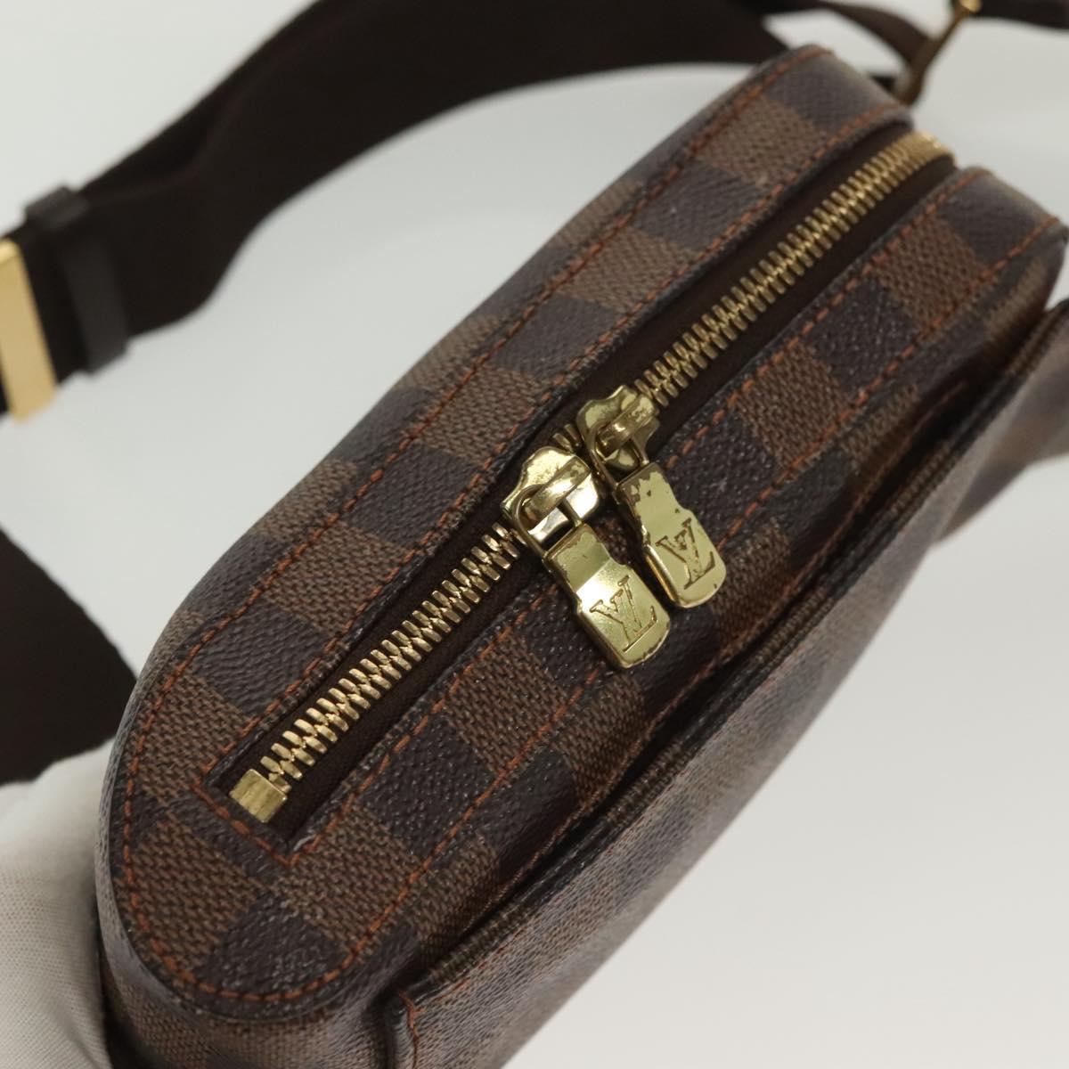 LOUIS VUITTON Damier Ebene Geronimos Shoulder Bag N51994 LV Auth 138733