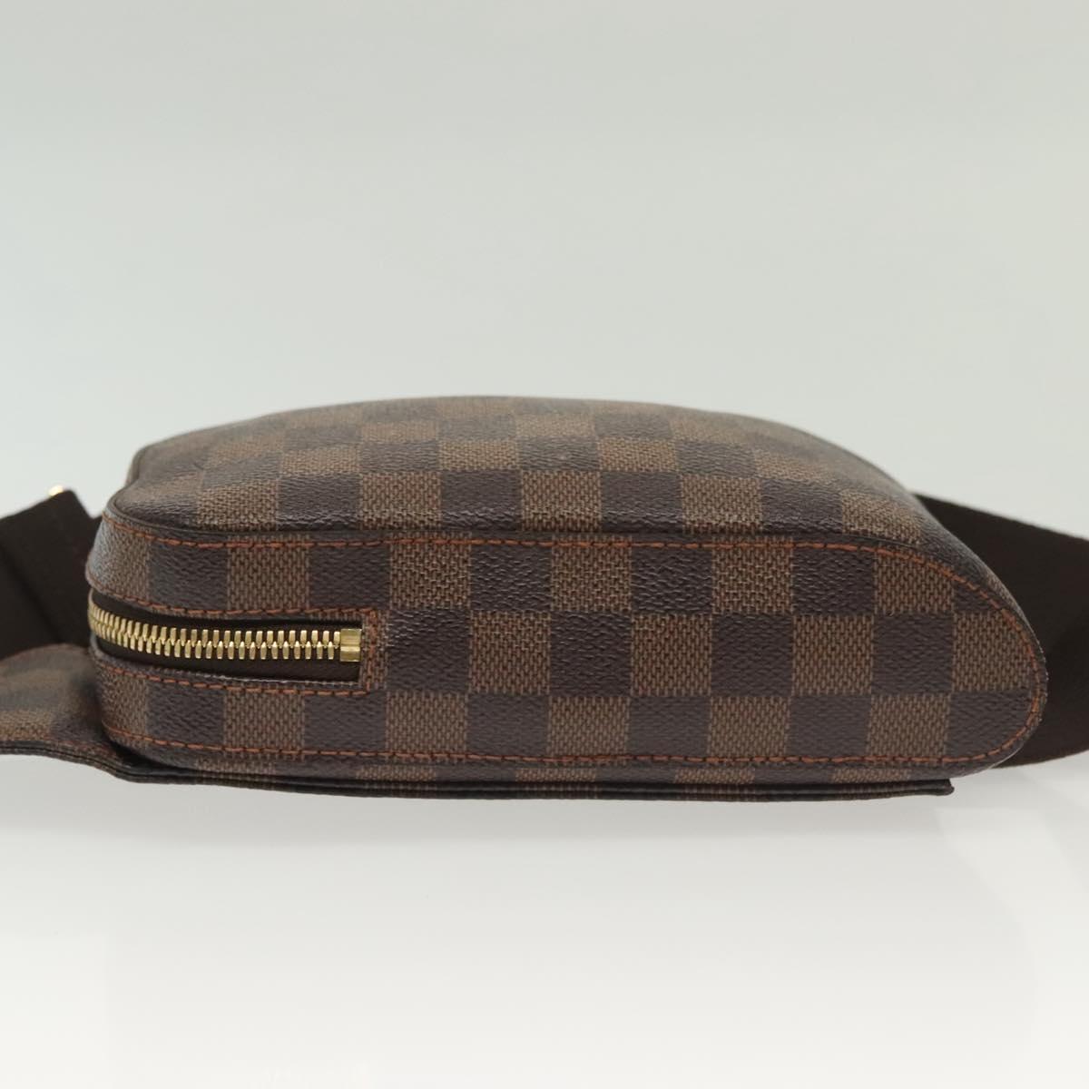LOUIS VUITTON Damier Ebene Geronimos Shoulder Bag N51994 LV Auth 138733