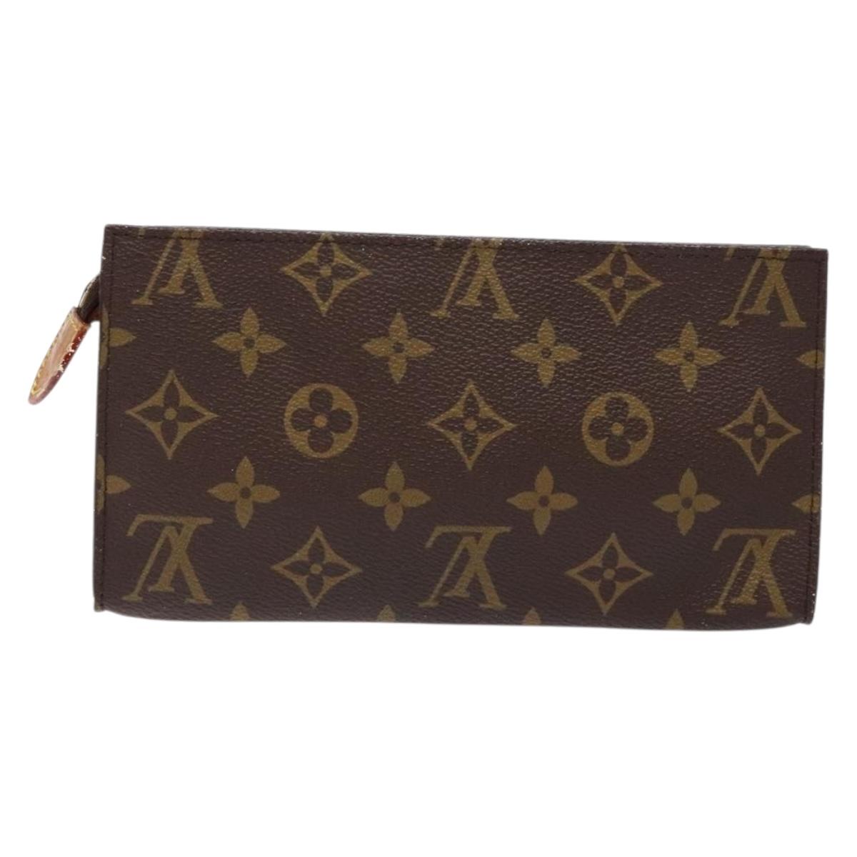 LOUIS VUITTON Monogram Bucket GM Accessory Pouch Vintage LV Auth 138751