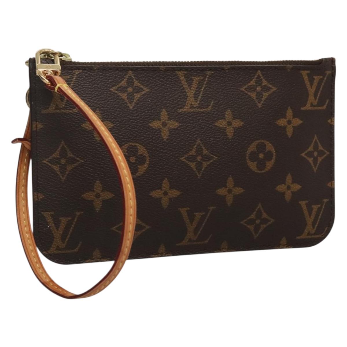 LOUIS VUITTON Monogram Neverfull PM Pouch LV Auth 138752