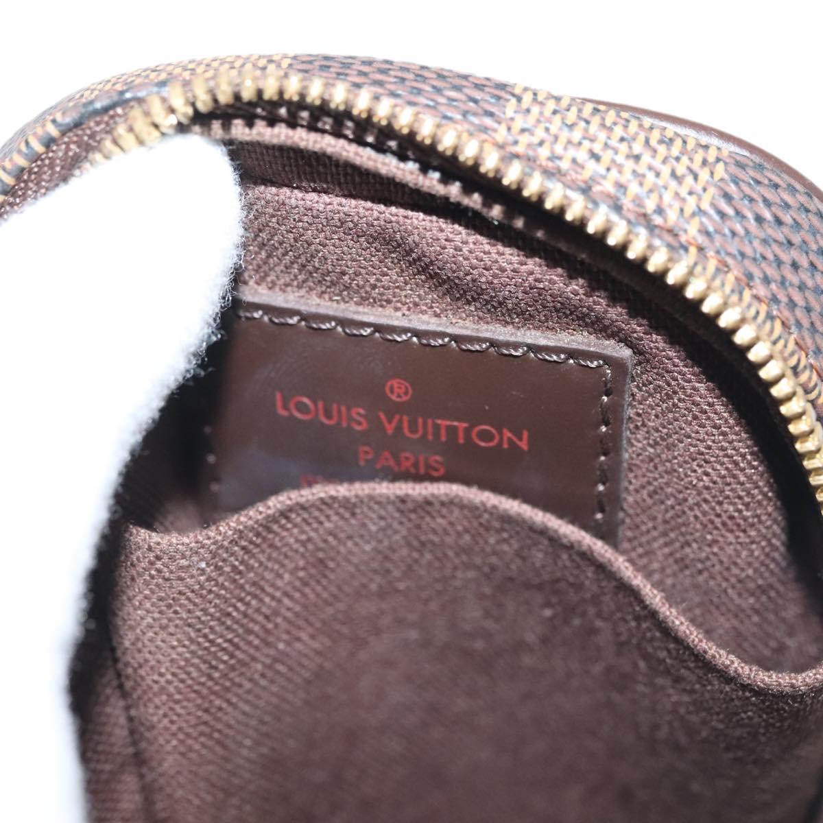 LOUIS VUITTON Damier Ebene Etui Okapi PM Pouch N61738 LV Auth 138757